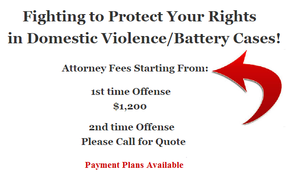 florida law battery domestic violence